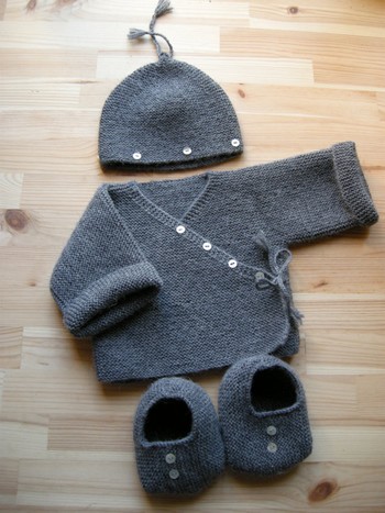 Ensemble bébé tricot