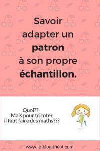 adapter un patron à un échantillon différent