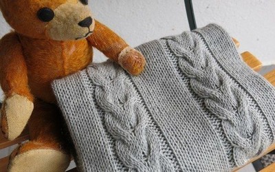 tricot couverture pour bébé