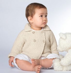 veste layette tricot bébé